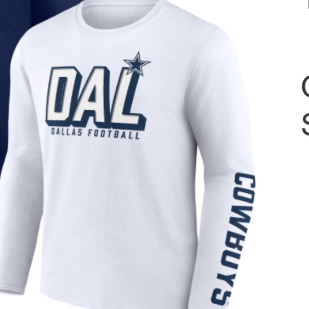 New with Tag Dallas Cowboys Long Sleeve Shirt